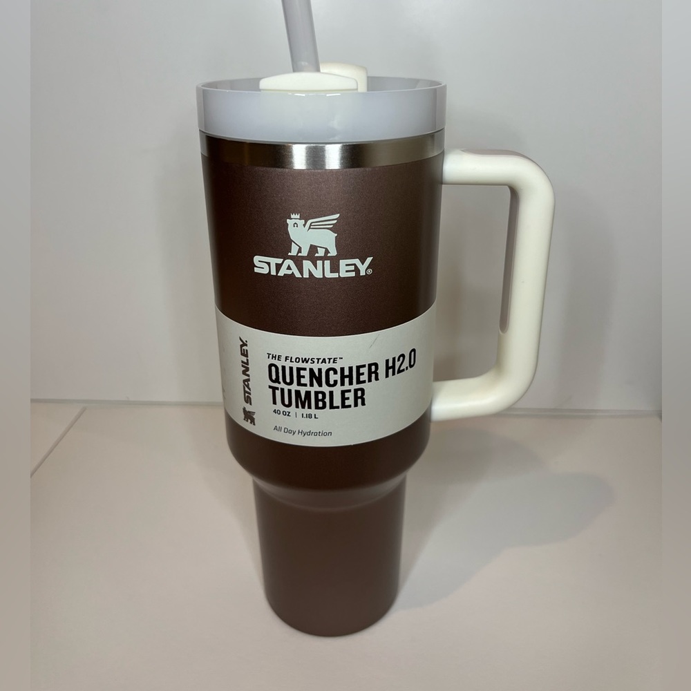 Stanley ROSE QUARTZ GLOW 40oz H2.0 Flowstate Adventure Quencher - NWT!